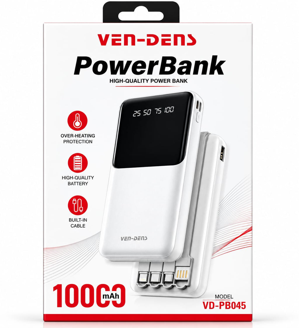 ven-dens 10000mah power bank