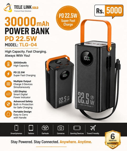 ven-dens power bank 30000mah power
